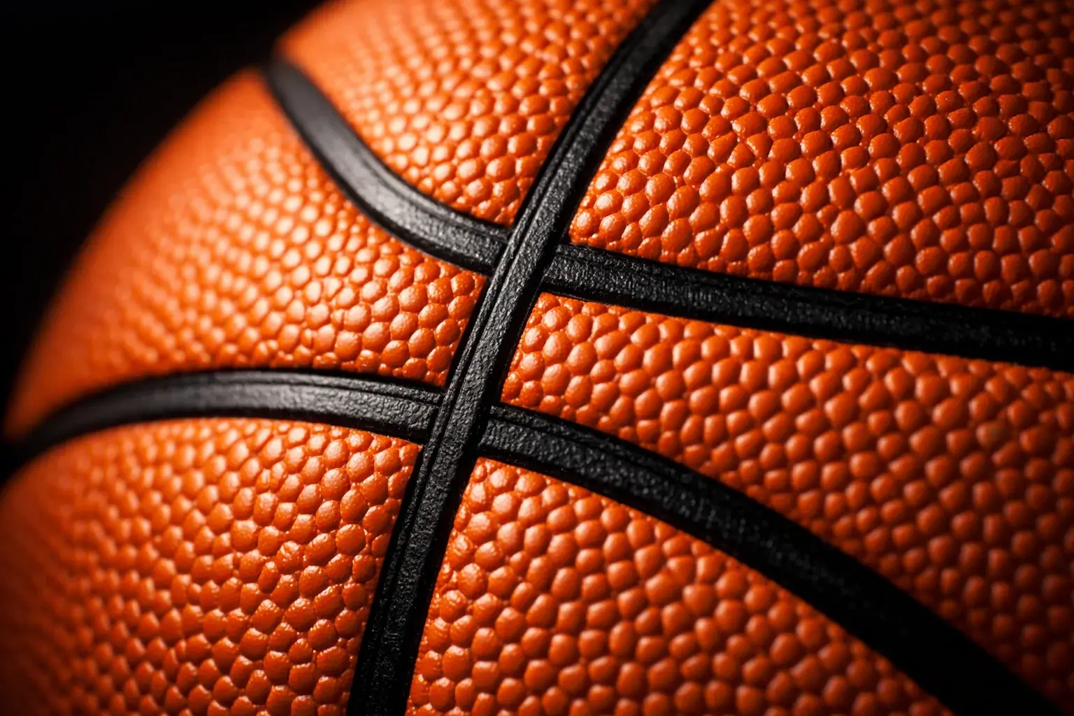 Close-up van een basketbal met nadruk op de lijnen en textuur als metafoor voor het lezen van quoteringen